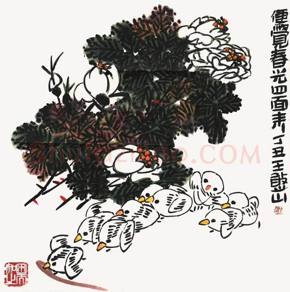 王憨山花鸟画作品欣赏 | 书画资料