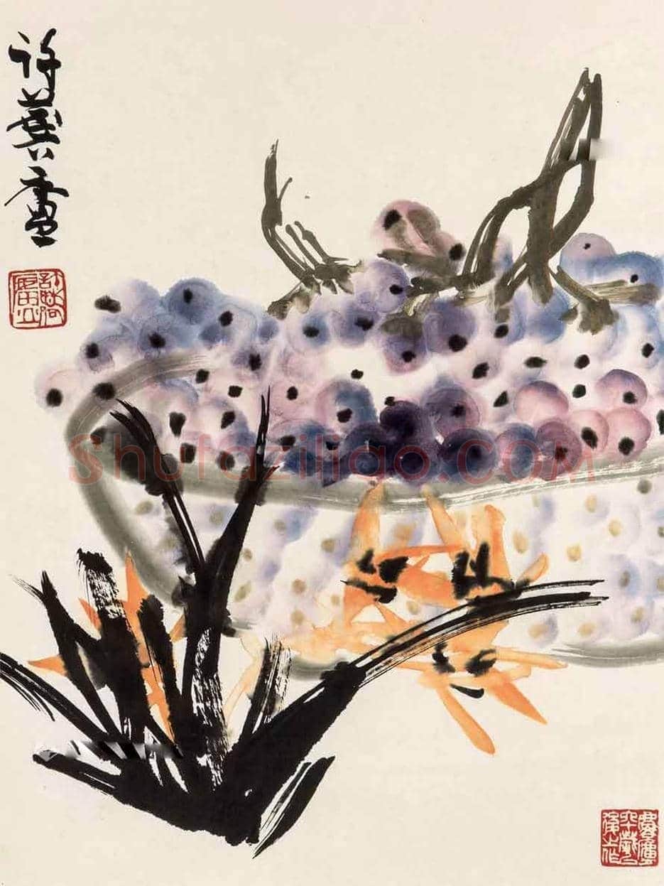 许麟庐写意花鸟作品欣赏 | 书画讲解