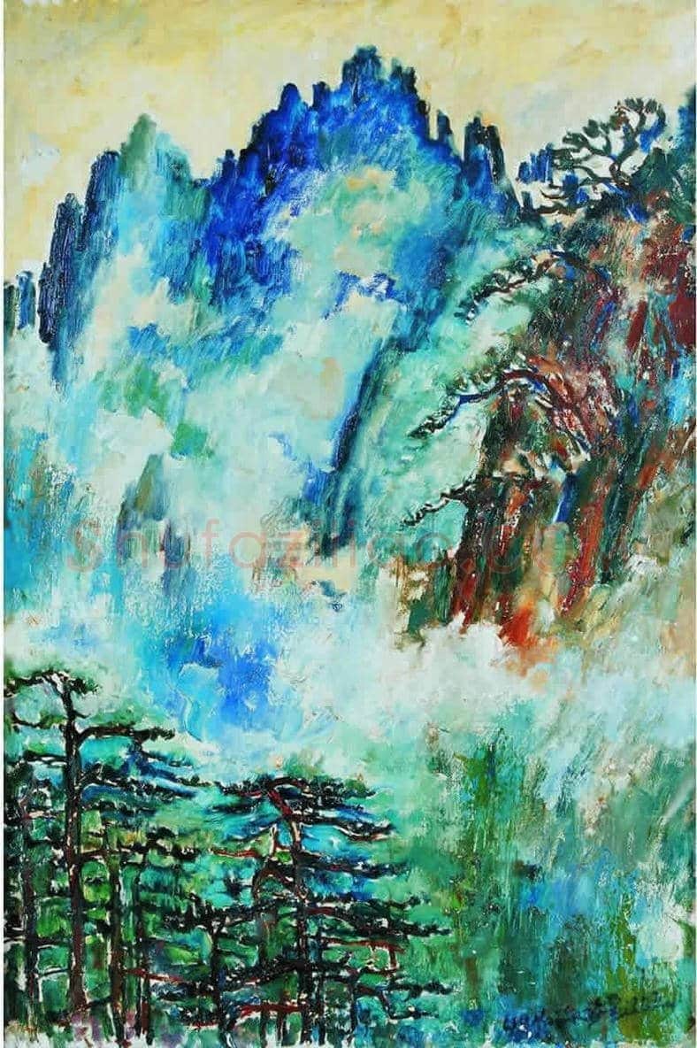 刘海粟泼彩画作拍卖价格 | 书画学堂