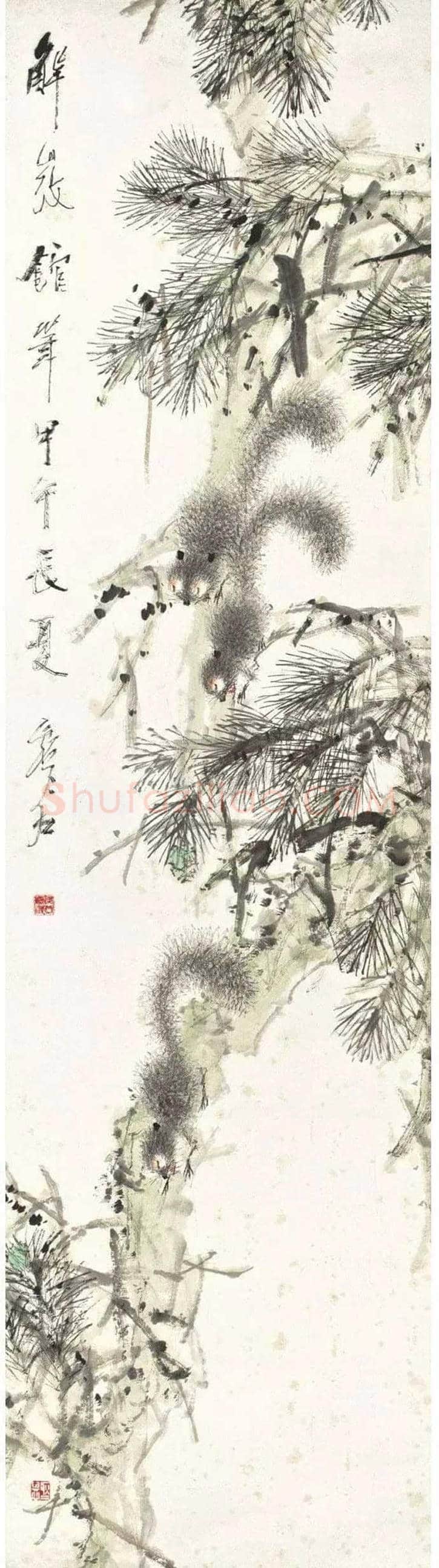 虚谷笔下的松鼠和金鱼欣赏 | 书画科普