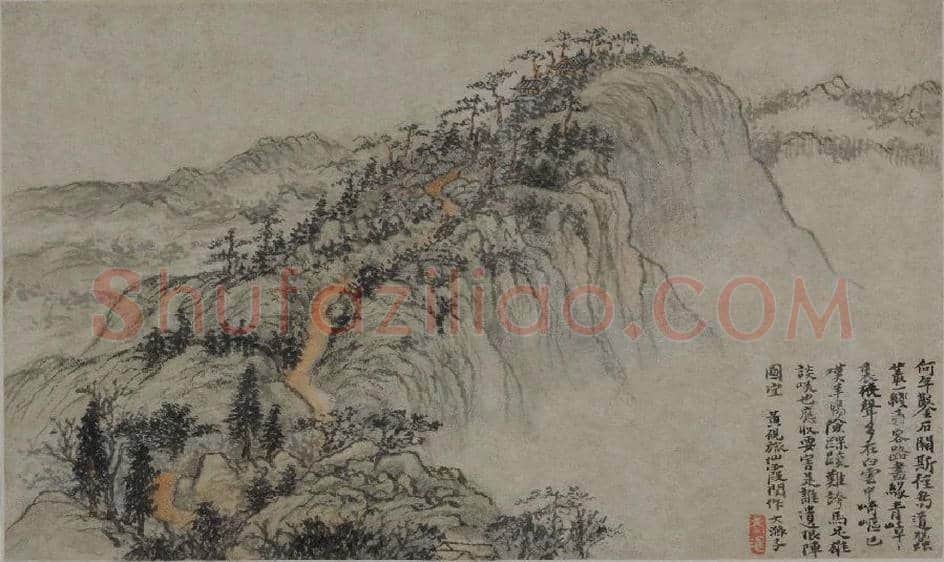 石涛神品《石涛上人山水册》欣赏 | 书画百科