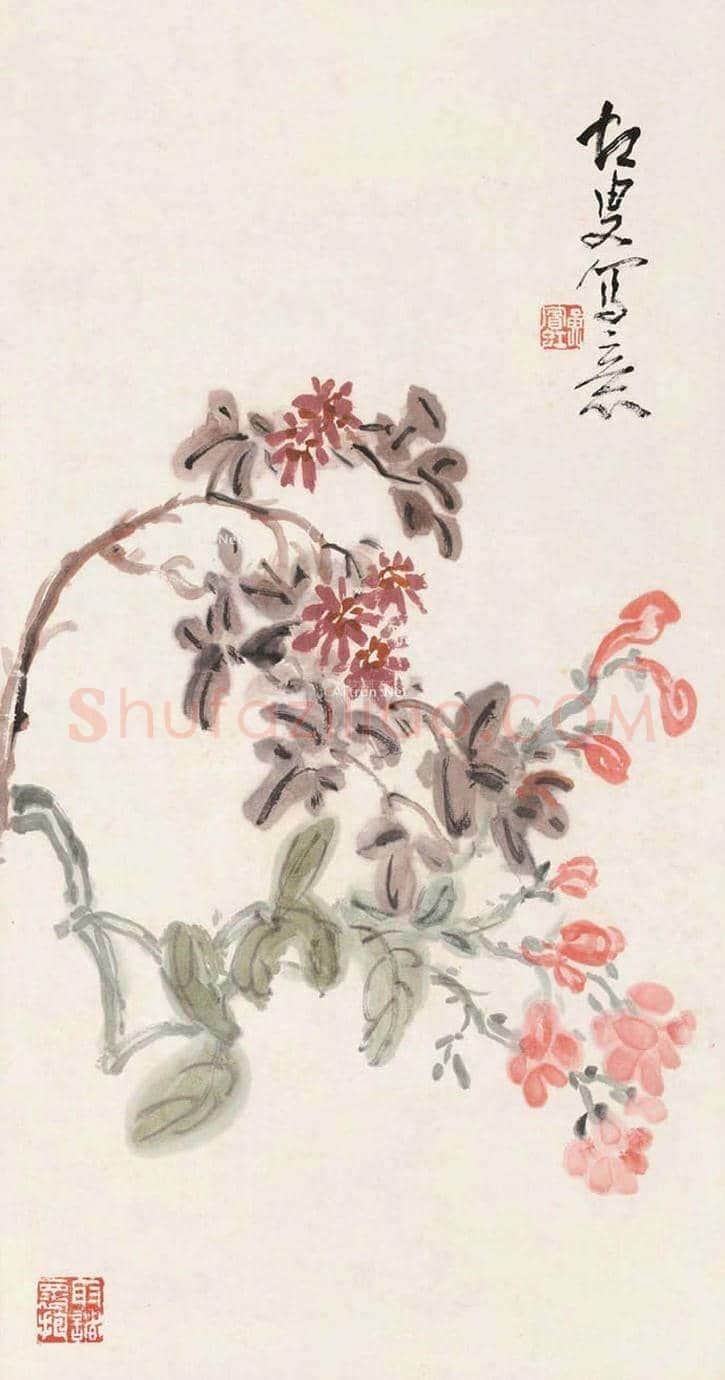 黄宾虹花卉作品拍卖及欣赏 | 书画常识
