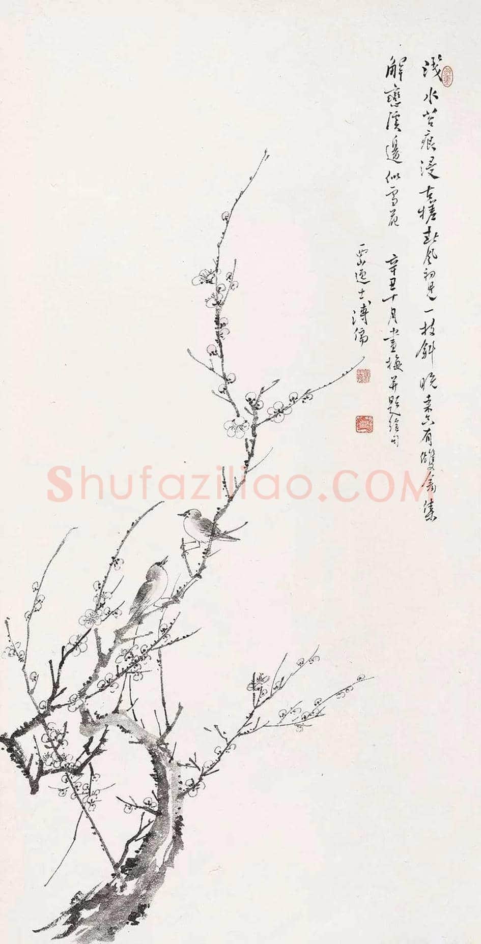 溥儒笔下的梅兰竹菊 | 书画文摘
