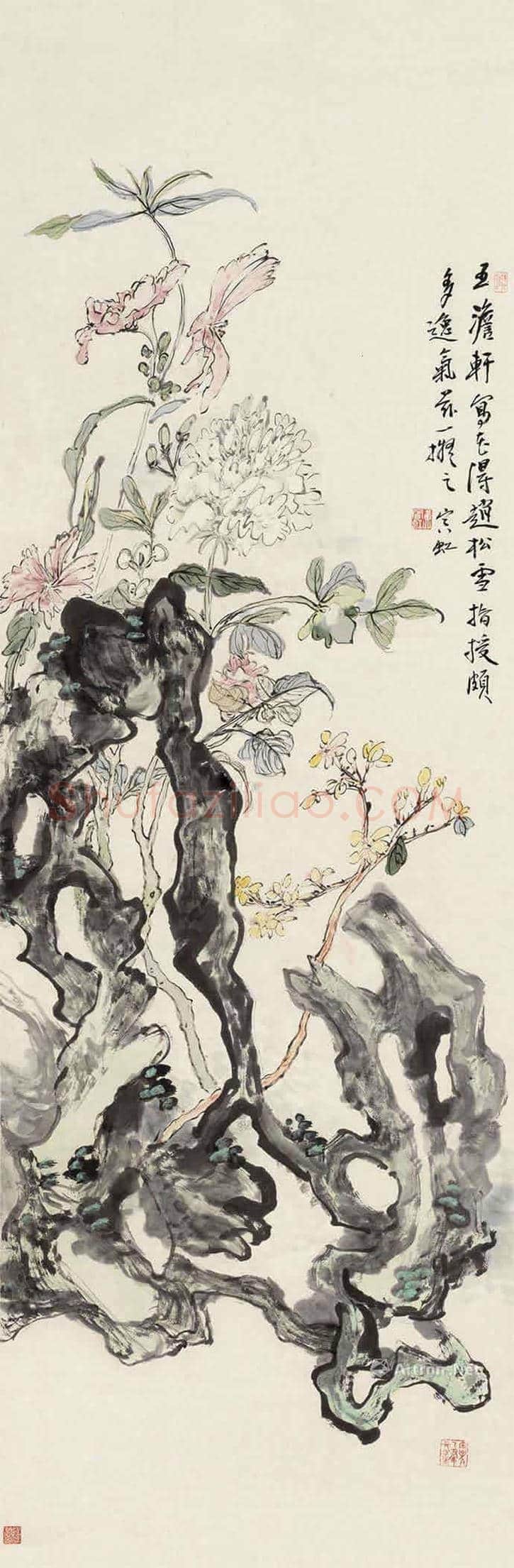 黄宾虹花卉作品拍卖及欣赏 | 书画常识