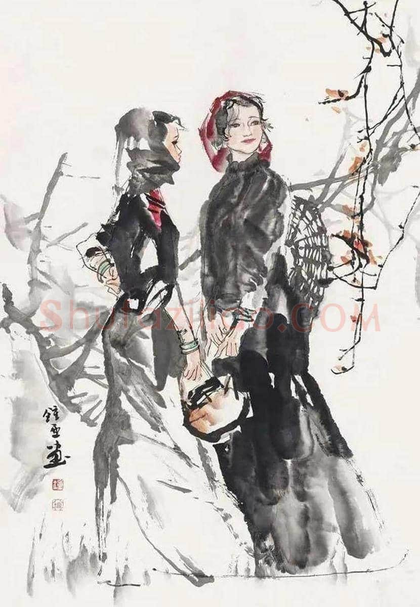 钟增亚人物画欣赏 | 书画常识