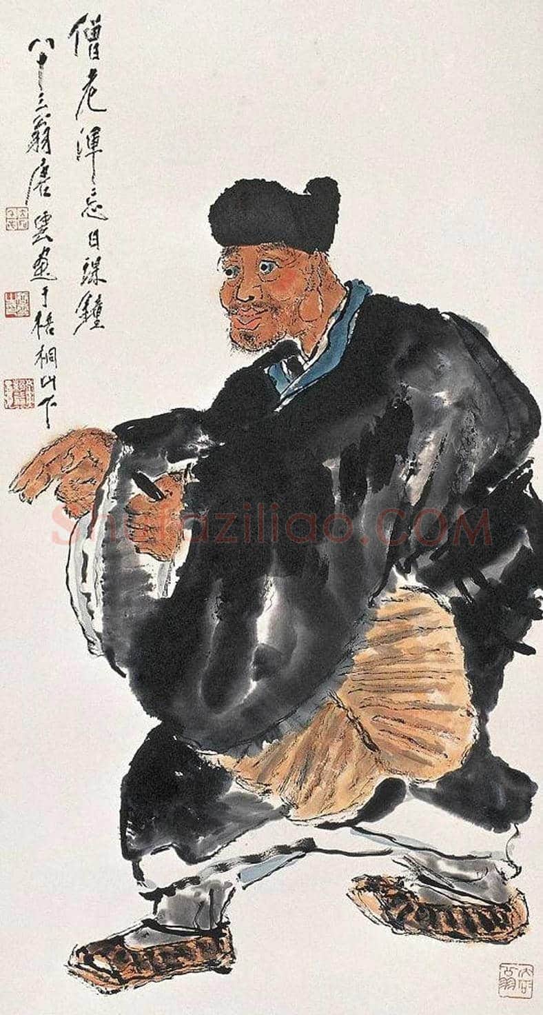 唐云人物画作品欣赏 | 书画知识