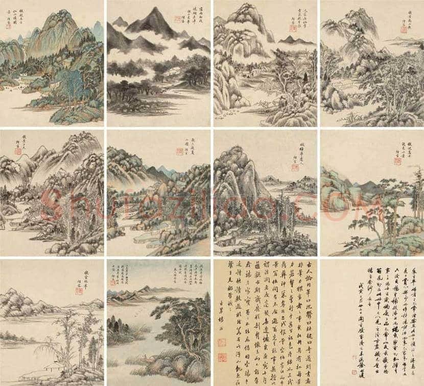王时敏作品价格,多少钱一平尺? | 书画学堂
