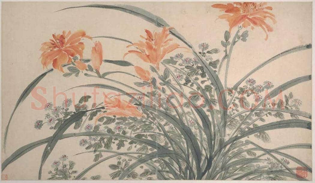 陈淳《花卉图》高清大图欣赏 | 书画常识