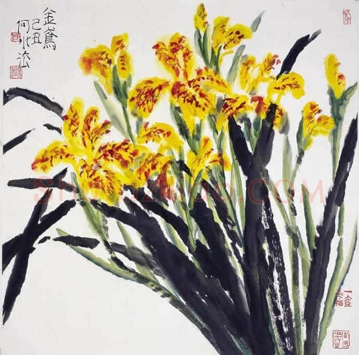 何水法作品欣赏【50幅高清大图】 | 书画资料