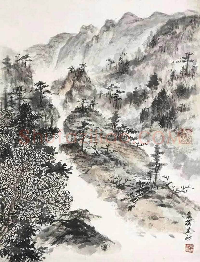 萧建初作品欣赏 | 书画学堂