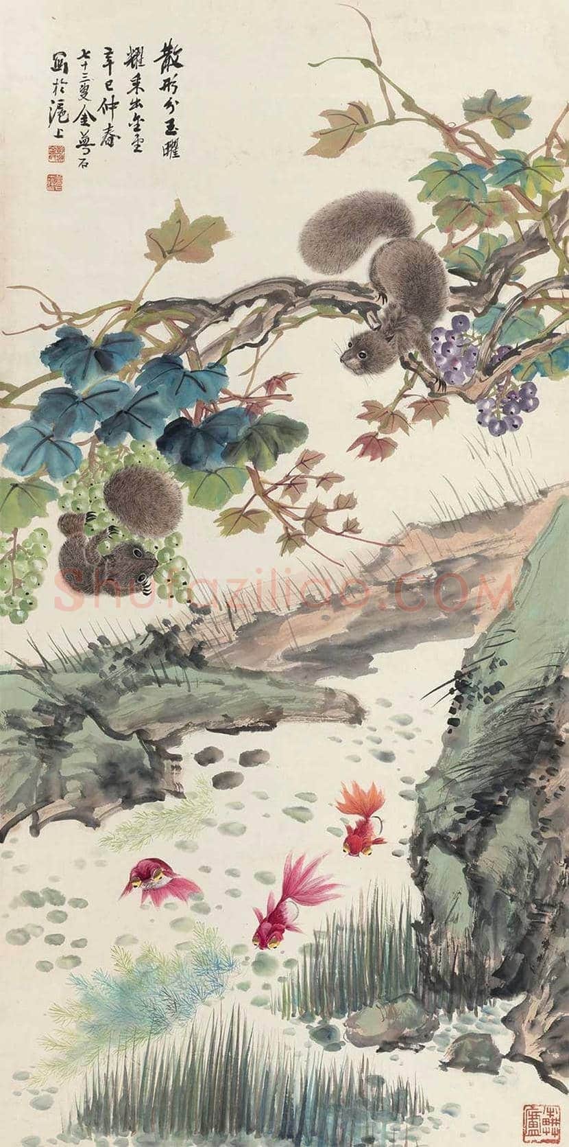 金梦石花鸟画欣赏 | 书画讲解