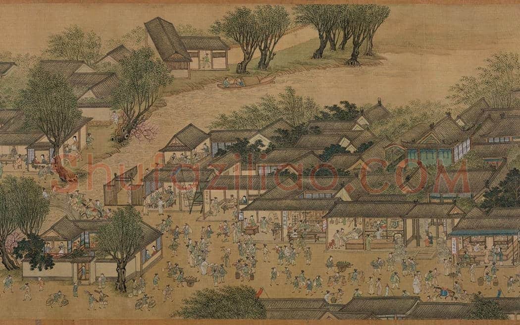 仇英《清明上河图》 欣赏 | 著名国画图片