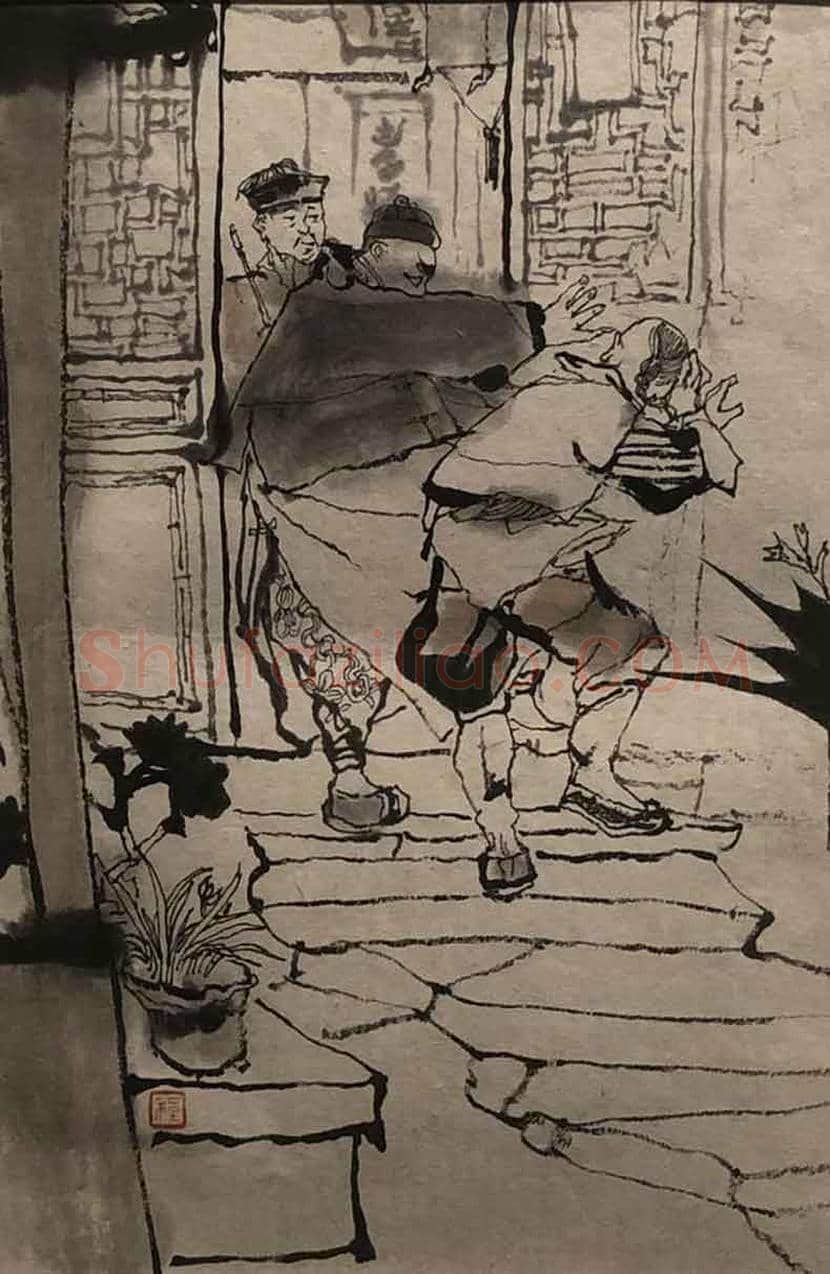 程十发绘《阿Q画传》首次回沪展出 | 书画常识