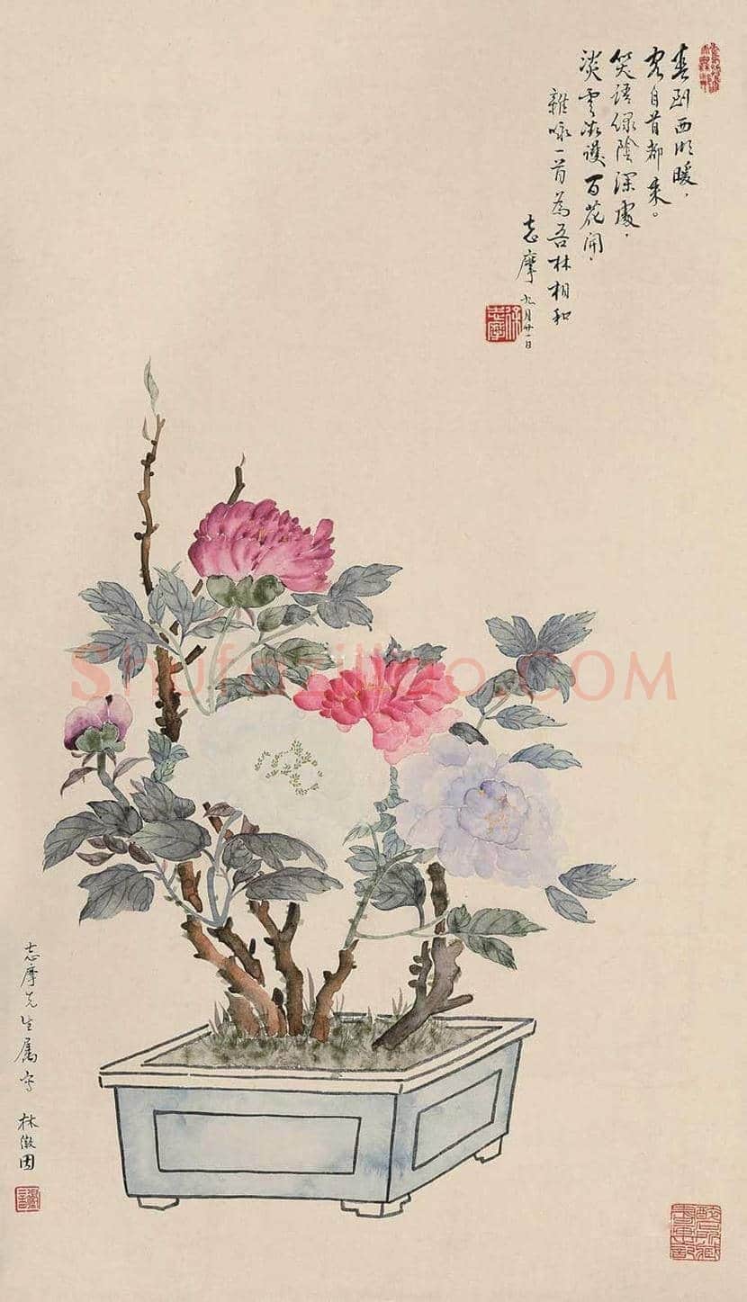 林徽因书画作品欣赏 | 书画知识
