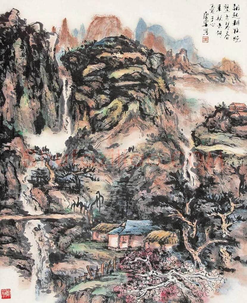 王康乐山水画作品欣赏 | 书画常识