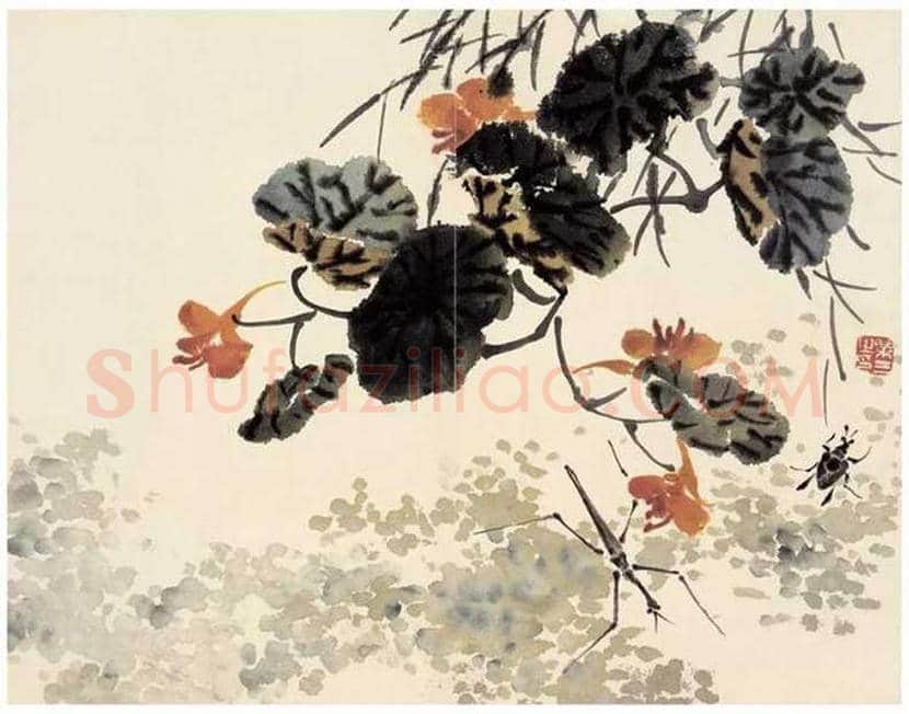 诸乐三国画作品欣赏 | 书画百科