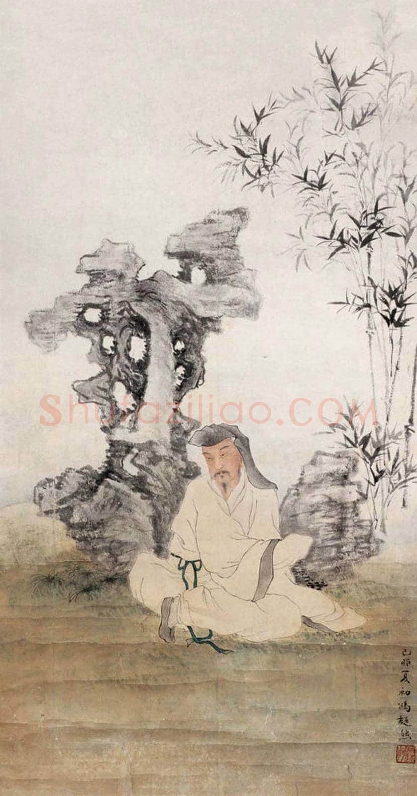 冯超然人物画高士图欣赏 | 书画资料
