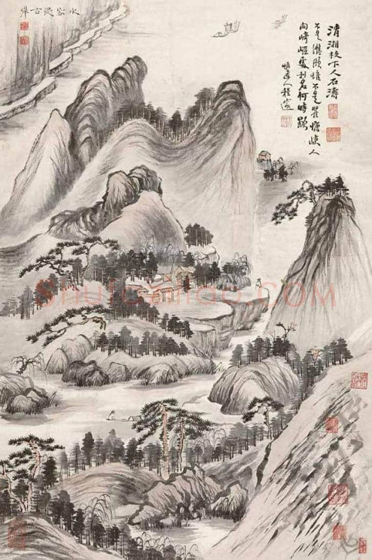 石涛山水画精品欣赏 | 书画常识