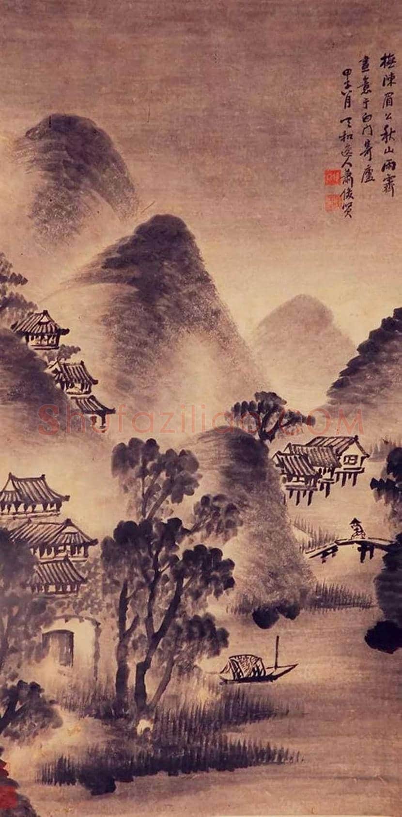 萧俊贤山水画欣赏 | 书画常识