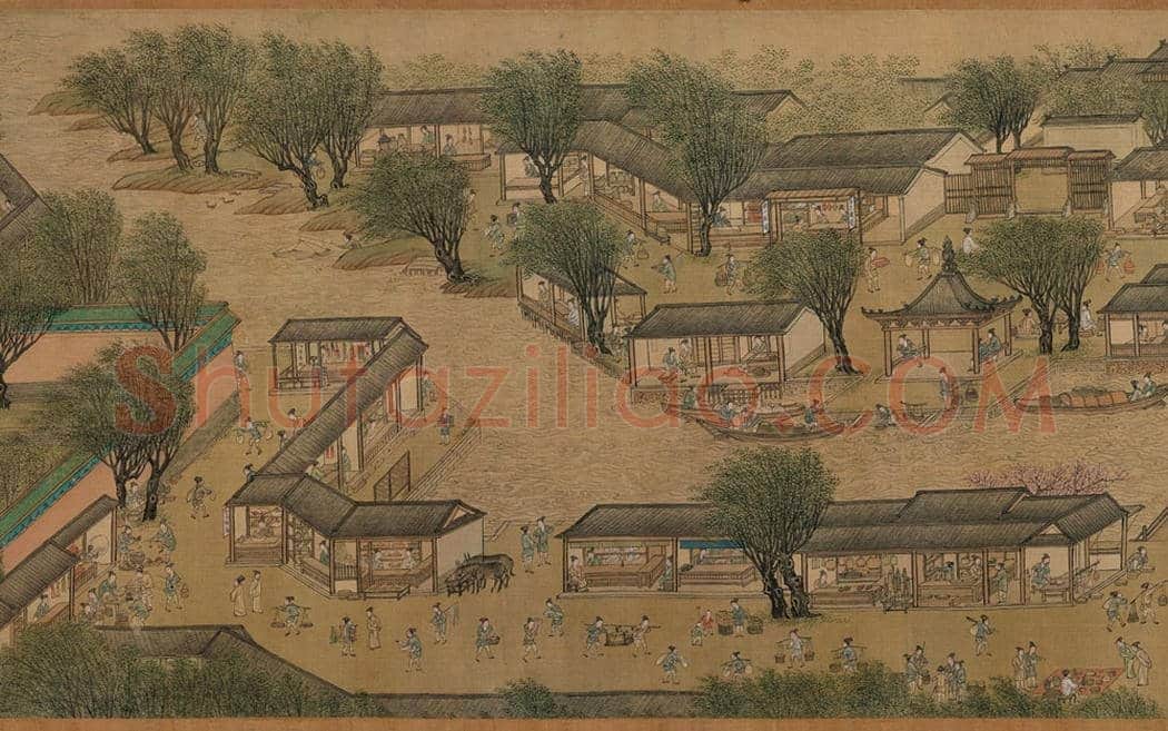 仇英《清明上河图》 欣赏 | 著名国画图片