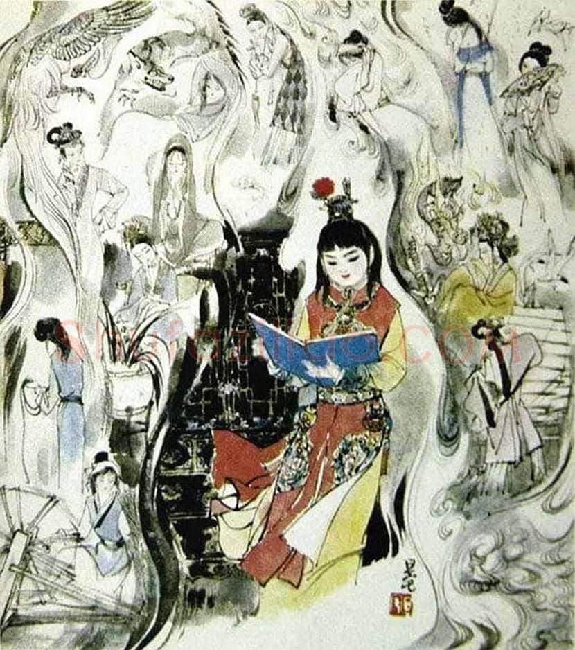 刘旦宅红楼梦插画欣赏 | 书画学堂
