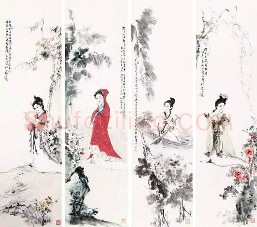 白伯骅笔下的美女 | 书画科普