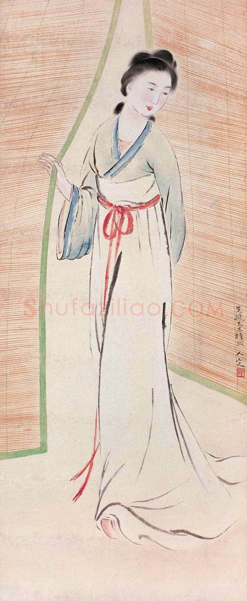 方人定人物画作品欣赏 | 书画科普