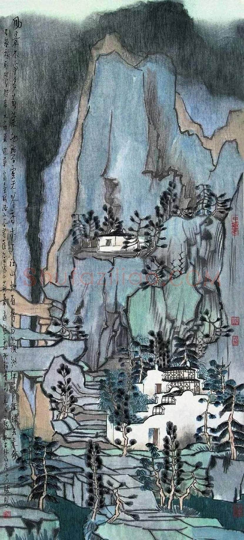 方骏山水画作品欣赏 | 书画常识