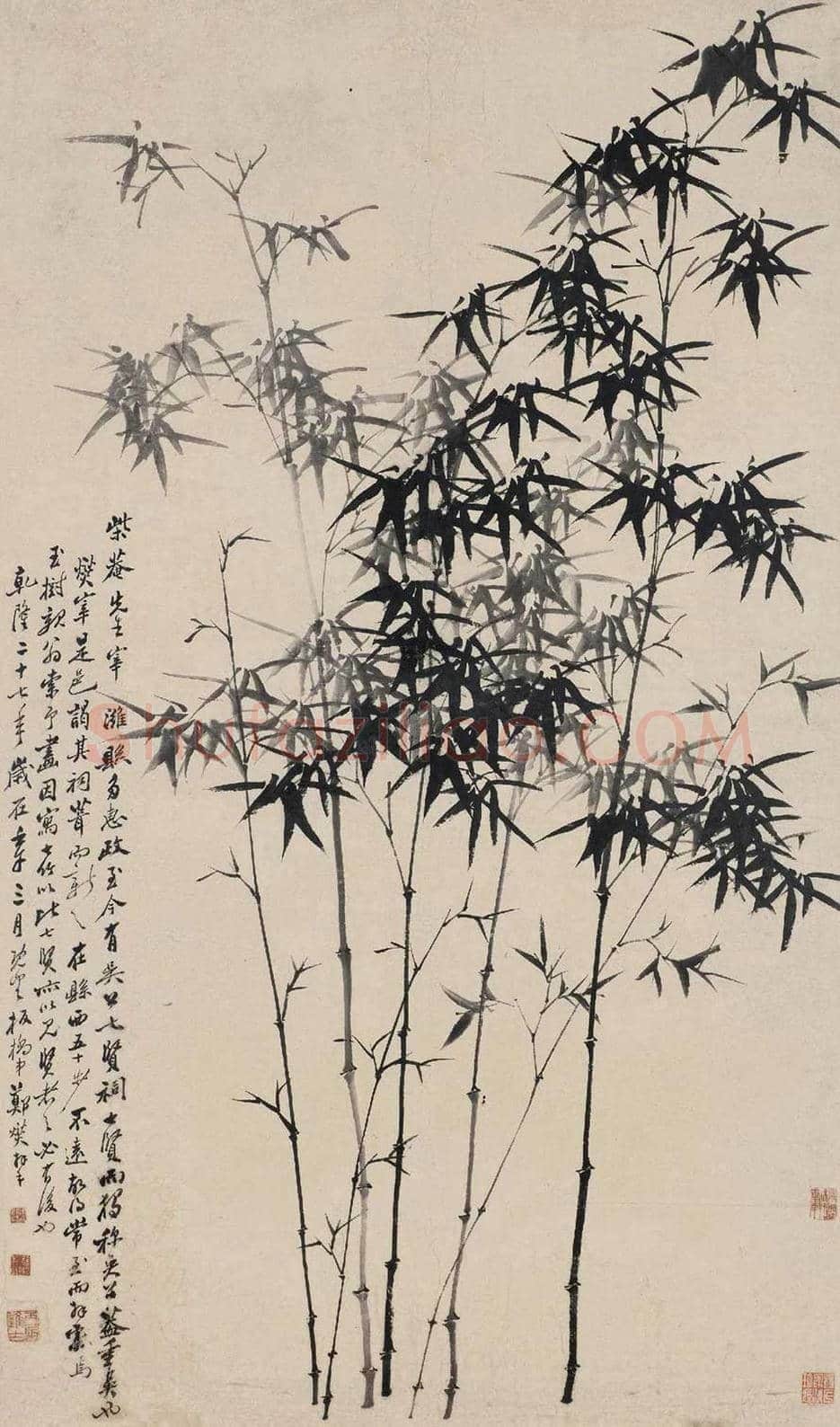 郑板桥竹子价格,多少钱一平尺? | 书画科普