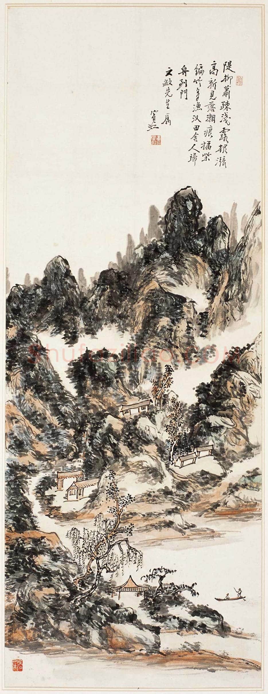 黄宾虹绘画作品欣赏 | 书画讲解