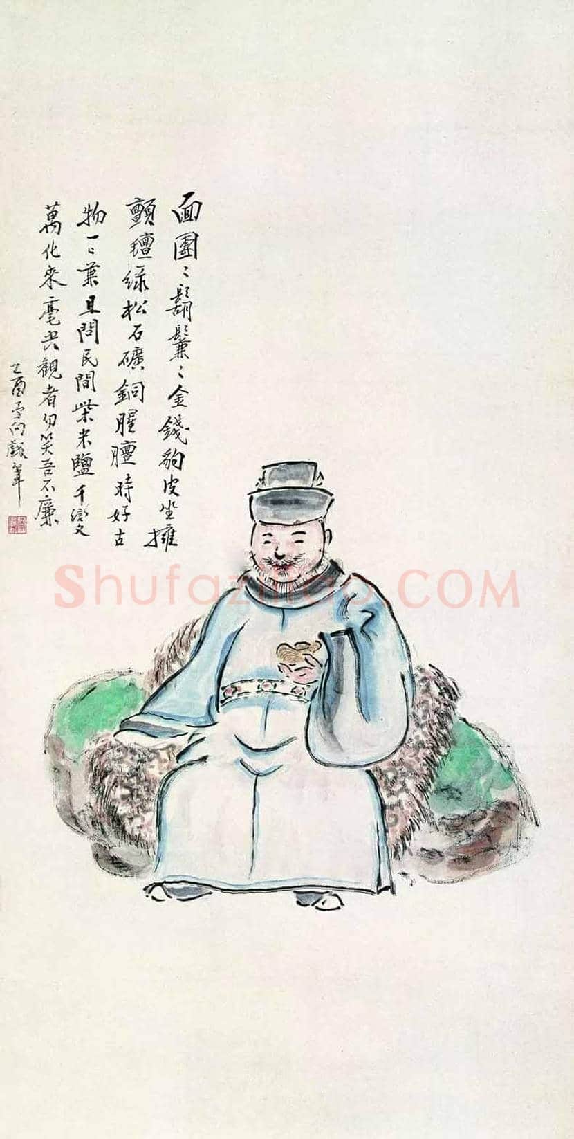 黄宾虹人物画,见者发财! | 书画科普
