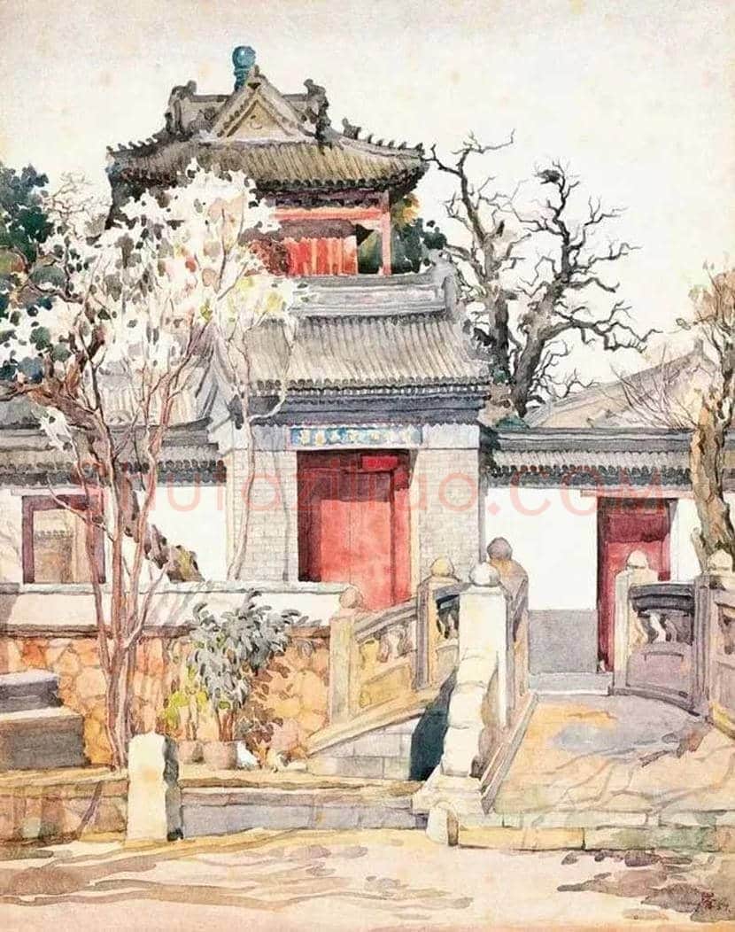 吴冠中水彩画作品欣赏 | 书画文摘