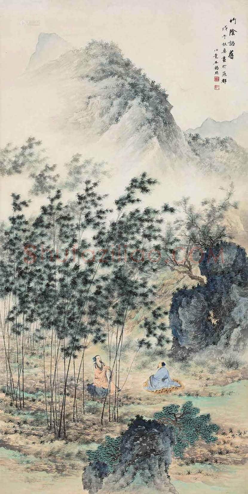 王心竟山水画欣赏 | 书画百科