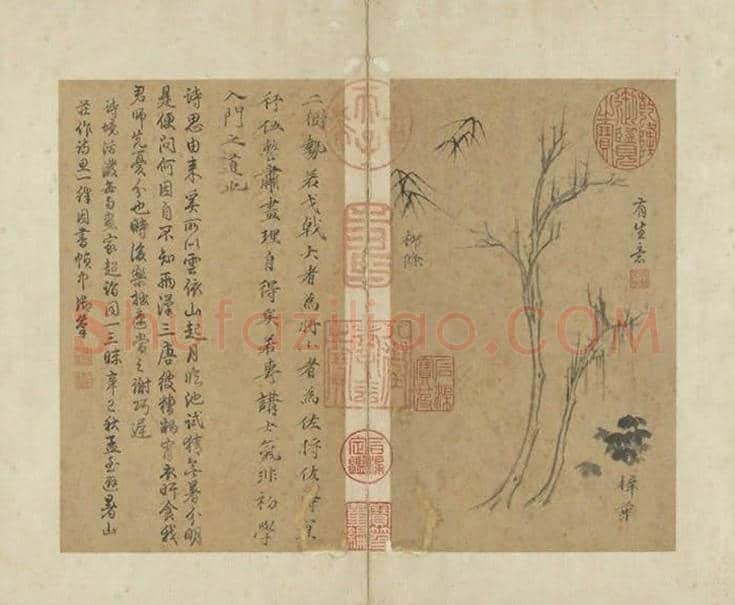 元四家之一的倪瓒《虞山林壑图》 | 书画学堂