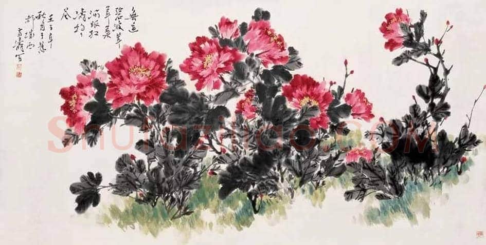 名家笔下的牡丹花【高清大图】 | 书画讲解