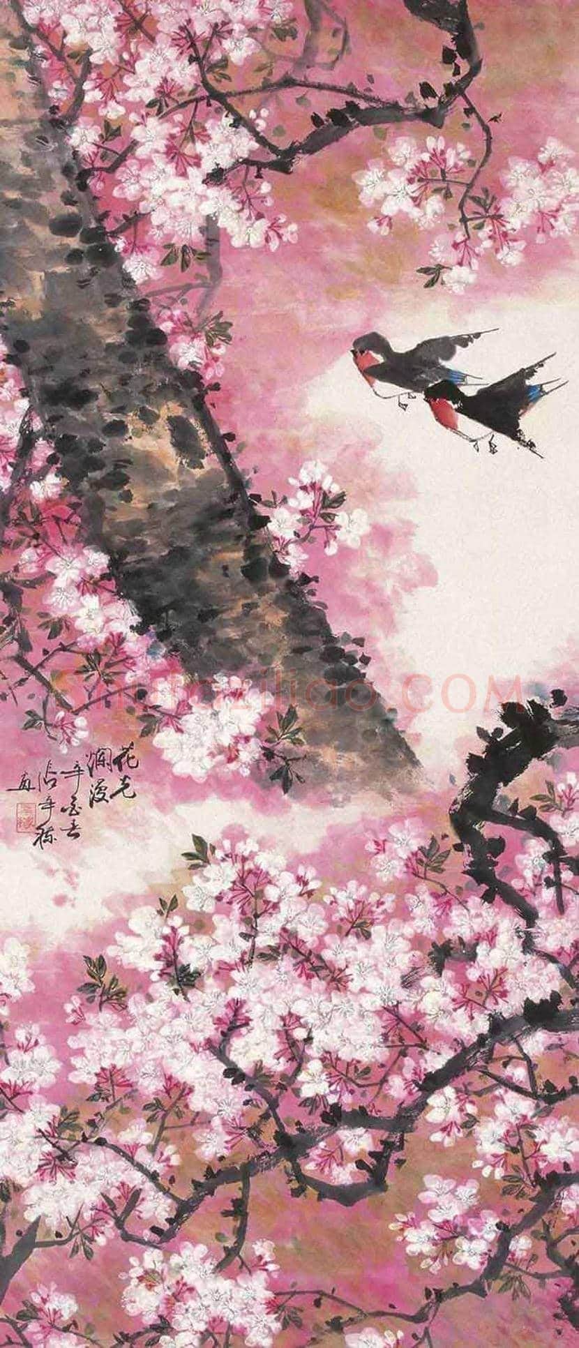张辛稼花鸟画作品欣赏 | 书画学堂