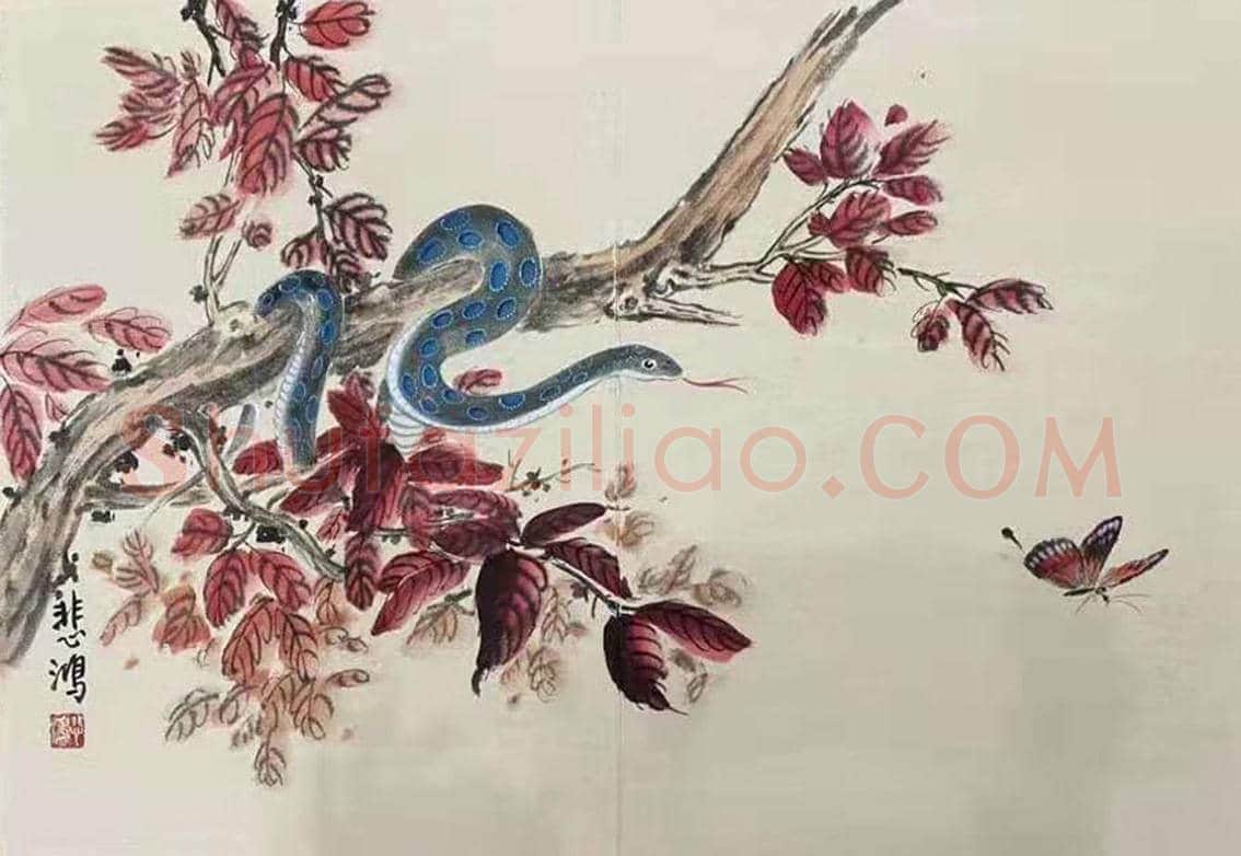 徐悲鸿《十二生肖图册》，绝世孤品首现！ | 国画图片