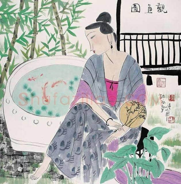 胡永凯作品欣赏-美人依旧 | 书画文摘