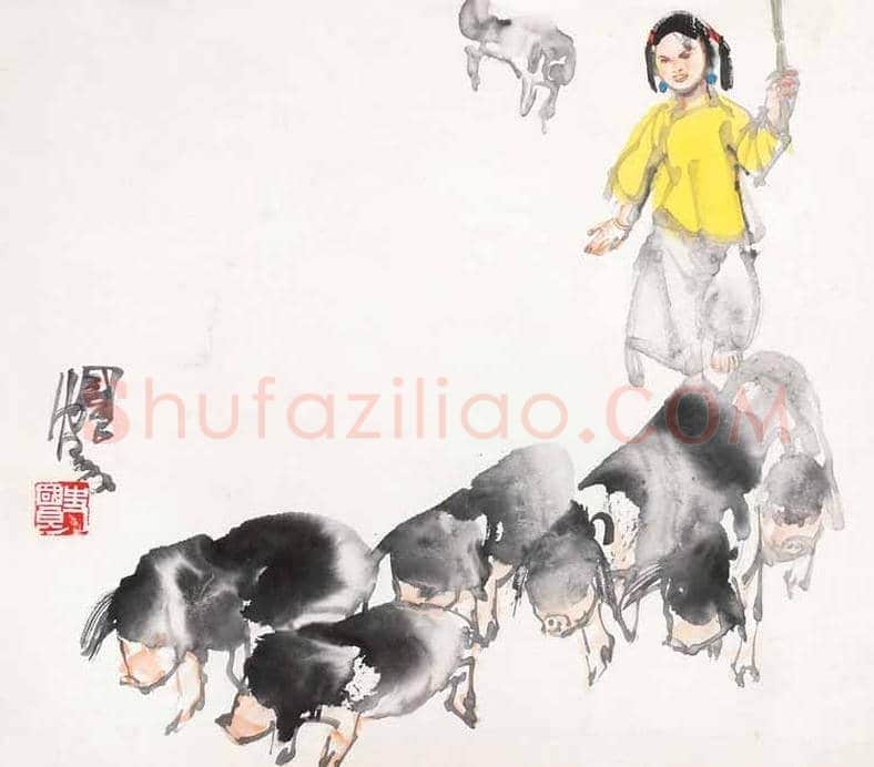 史国良画猪作品欣赏 | 书画学堂