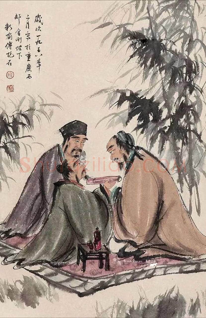 傅抱石作品《高士图》,人物画精品 | 国画欣赏