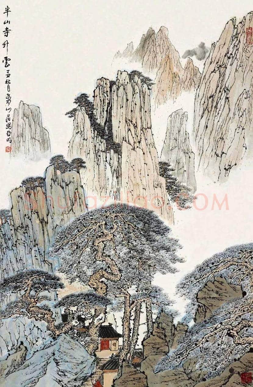 亚明山水画作品欣赏 | 书画资料