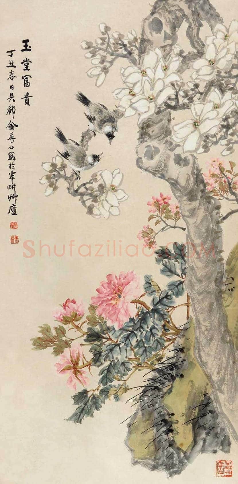 金梦石花鸟画欣赏 | 书画讲解