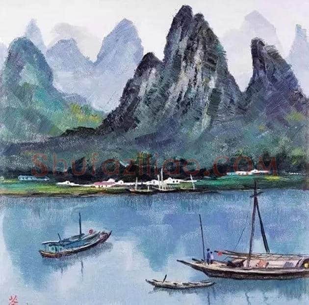 吴冠中笔下的船，充满着诗情画意 | 书画百科