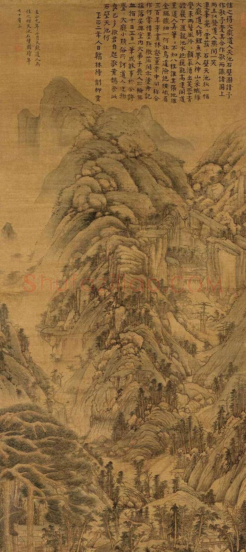 元代十大画家传世名作欣赏 | 书画百科