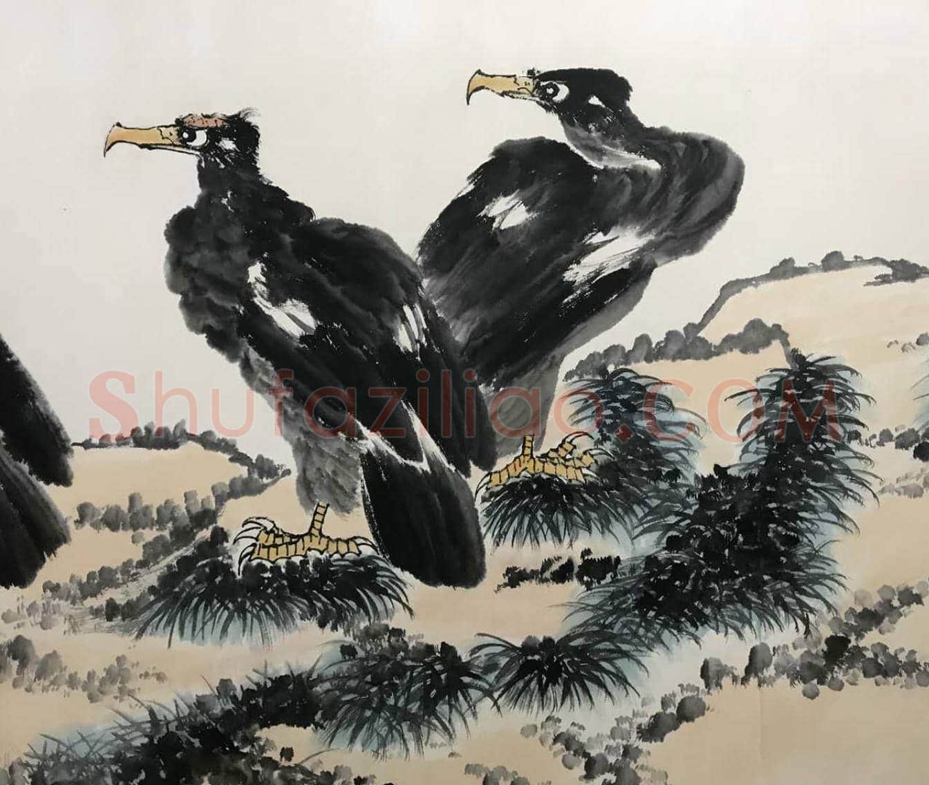 潘天寿《江天新霁》，丈二精品巨作 | 国画图片