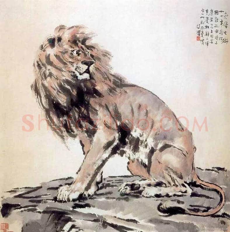 徐悲鸿也擅长画狮子 | 书画讲解
