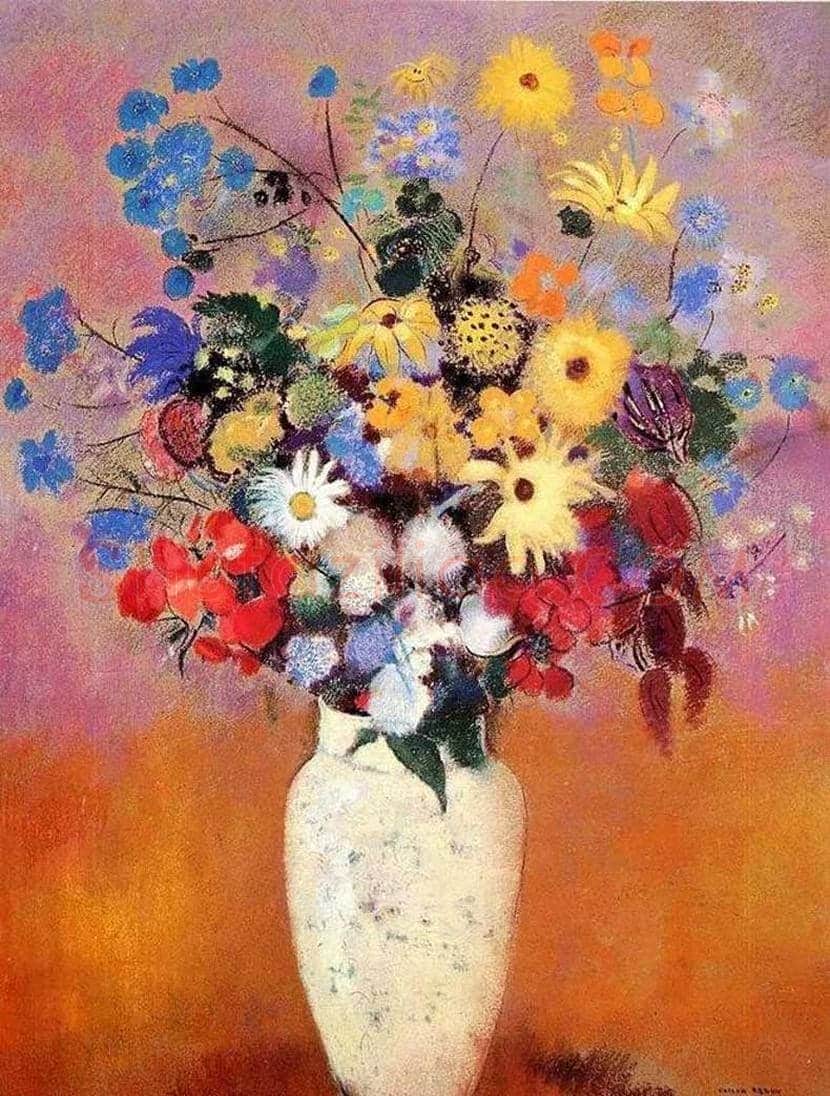 奥蒂诺·雷东的花卉作品欣赏 | 书画百科