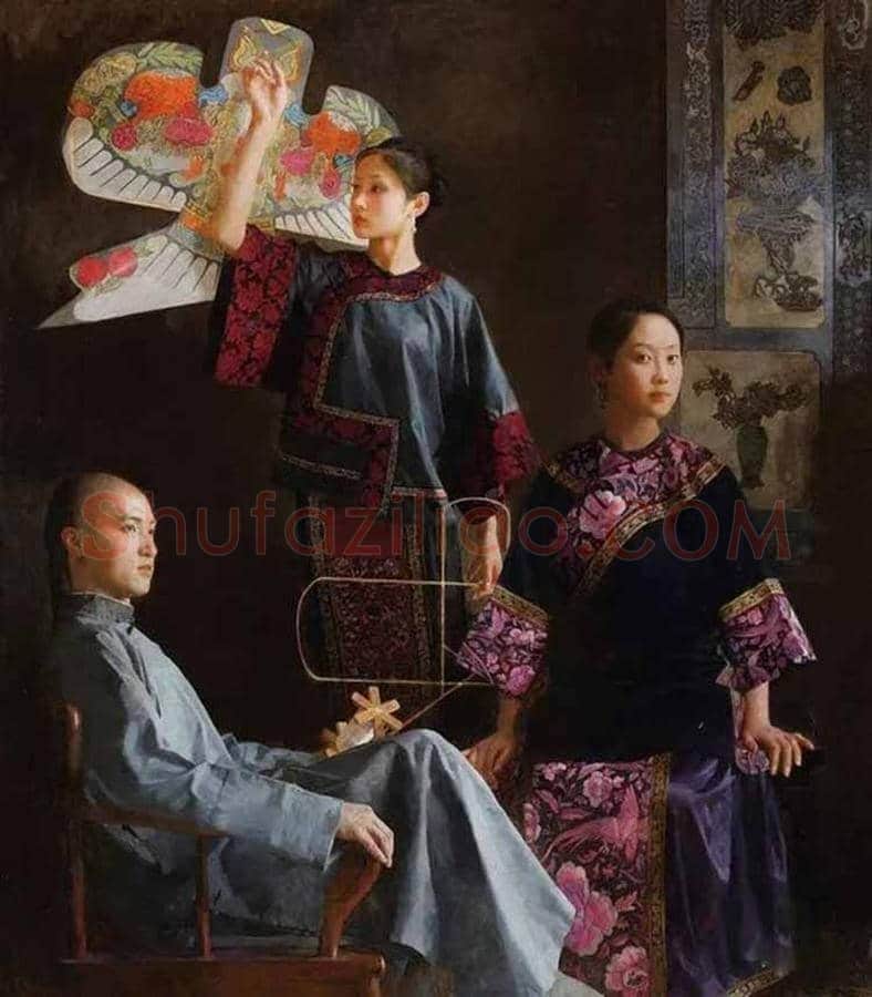 陈衍宁笔下绝美中国女性! | 书画知识