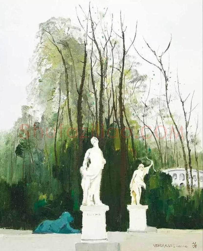 吴冠中水彩画作品欣赏 | 书画文摘