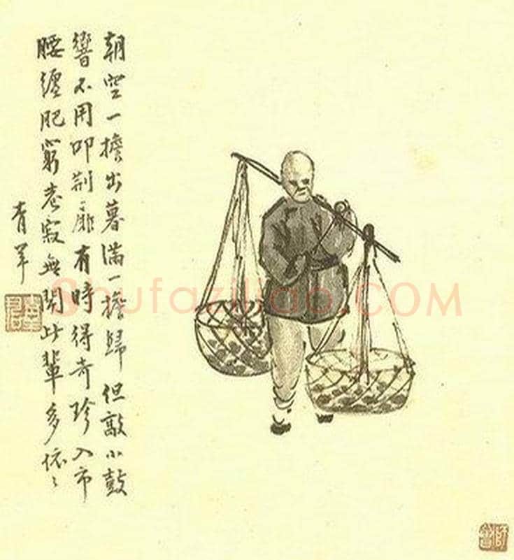 陈师曾《北京风俗图》欣赏 | 书画百科